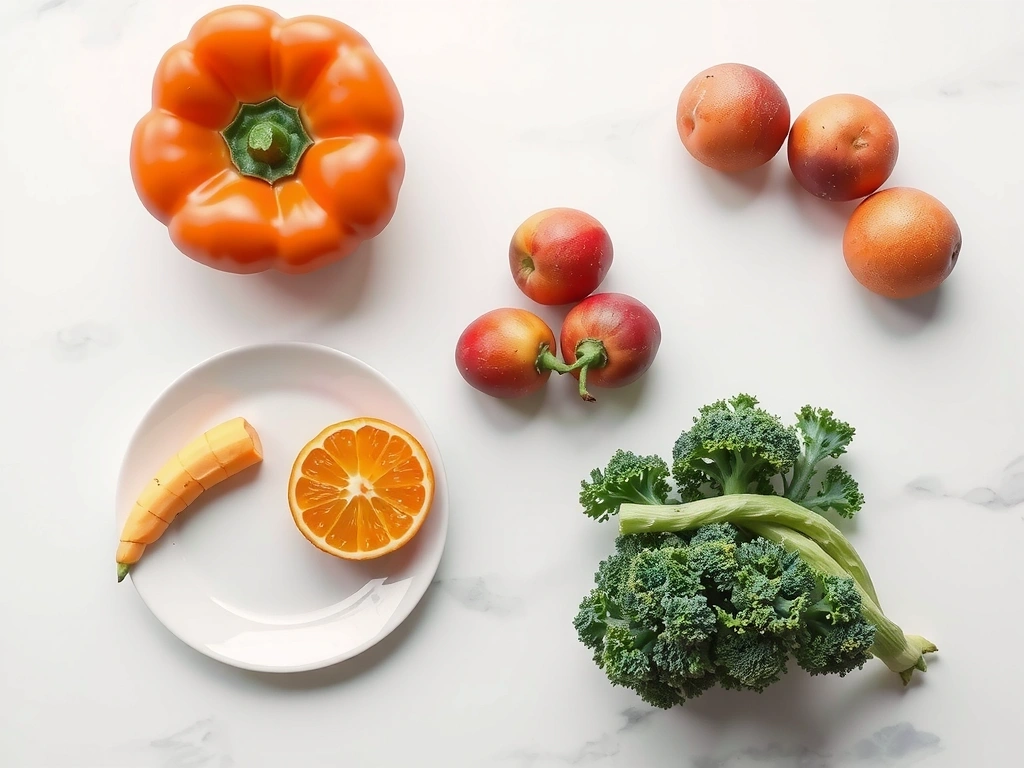 Aliments frais pour nutrition